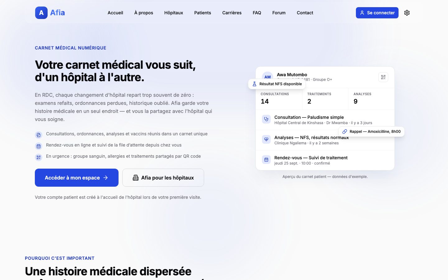 Afia Platform — 2