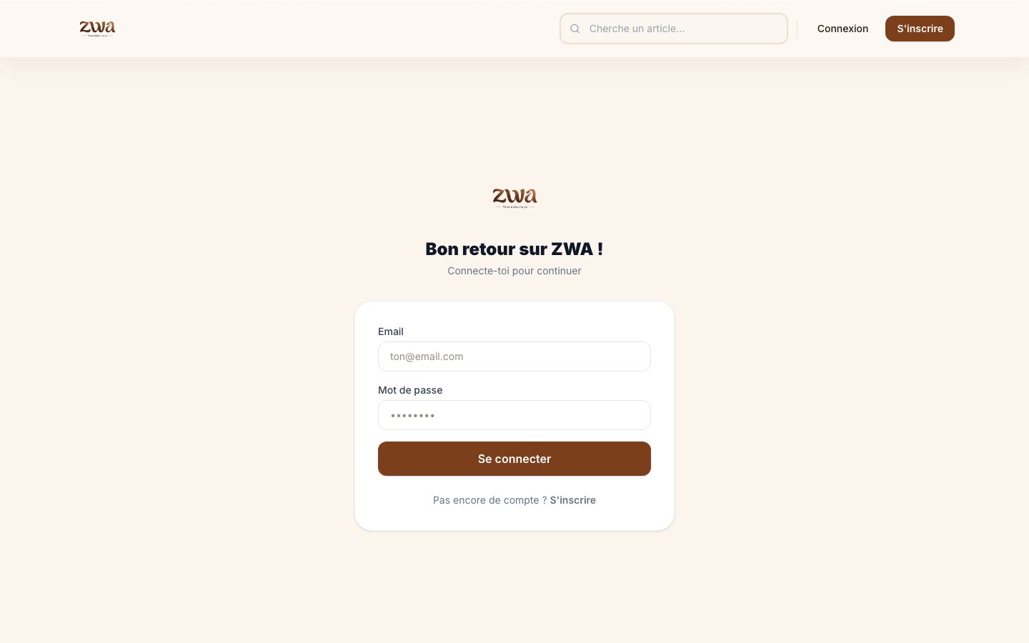 Zwa Platform — 4